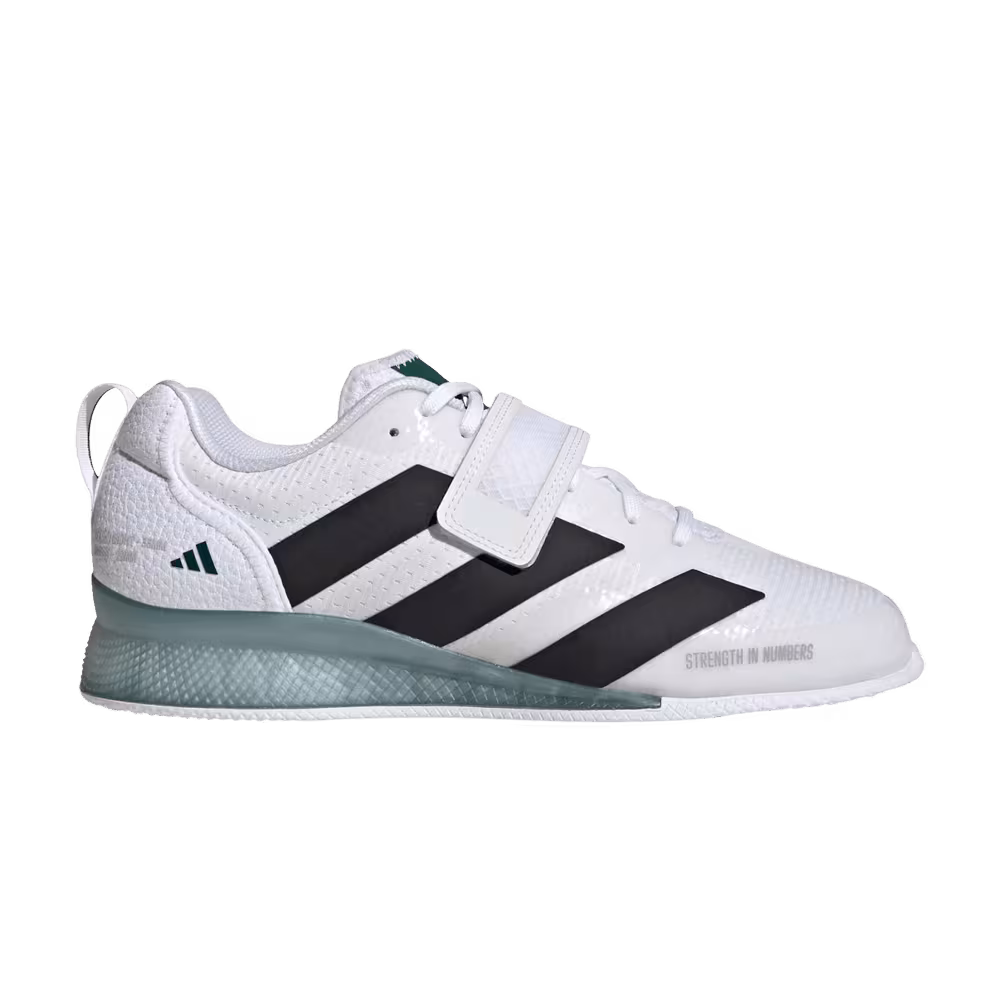 Adidas Adipower Weightlifting 3 White Black Collegiate Green