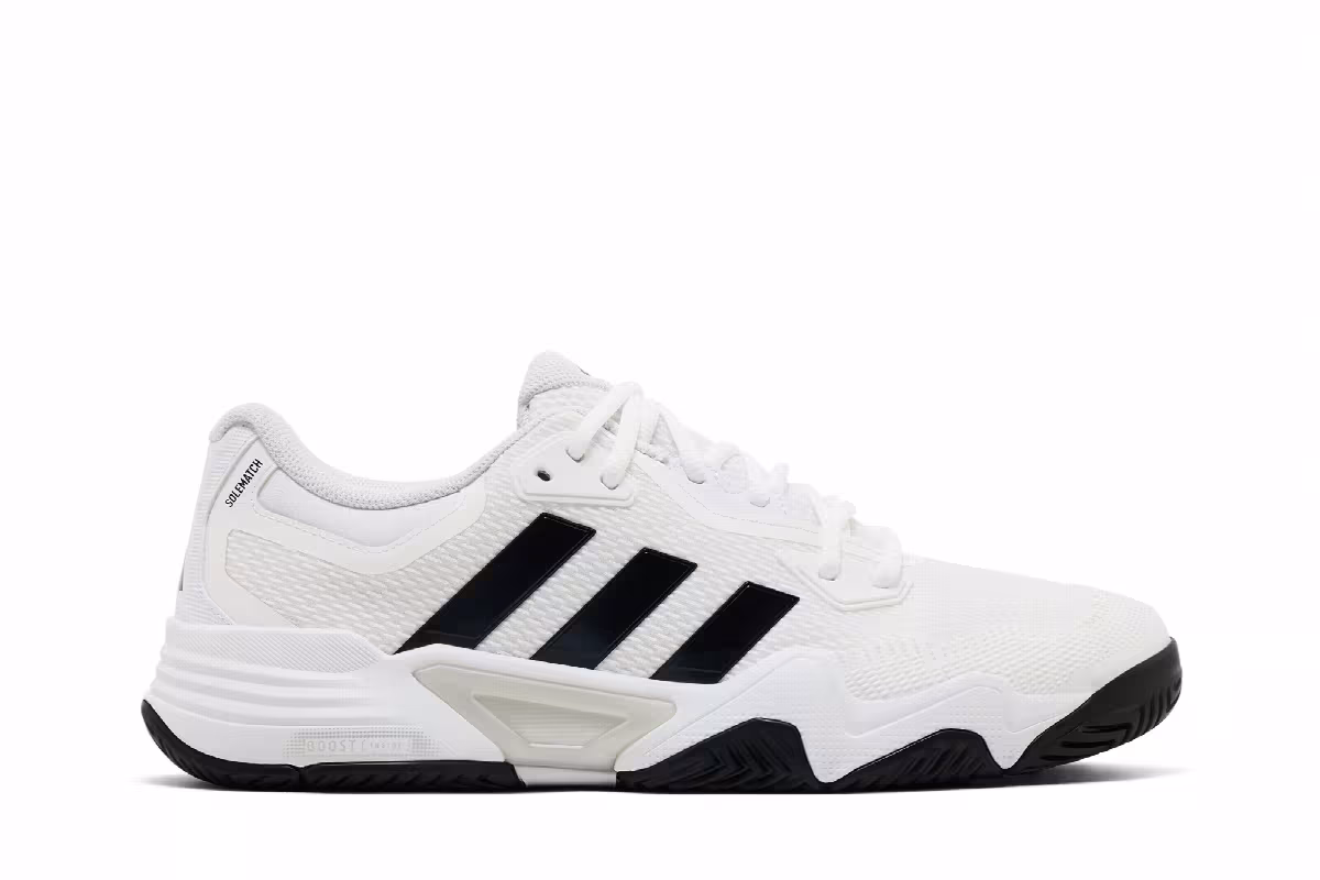 Adidas SoleMatch Control 2 White Black Silver Metallic, view 2