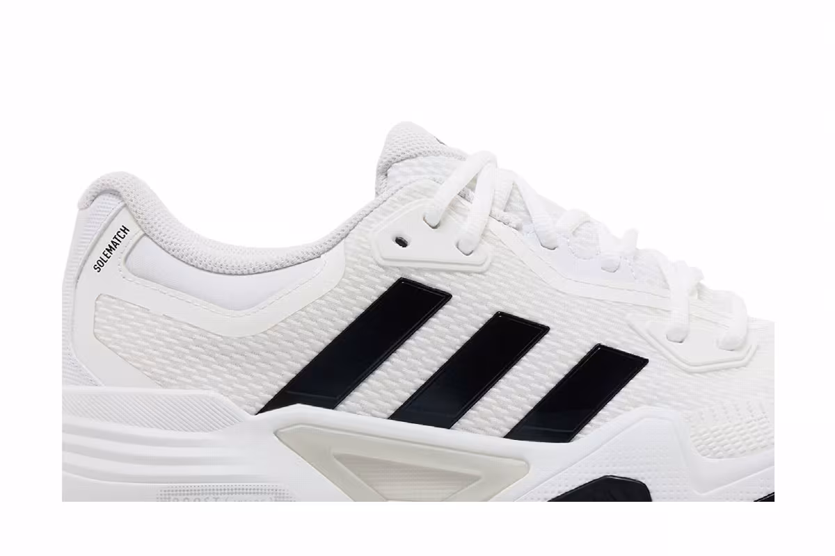 Adidas SoleMatch Control 2 White Black Silver Metallic, view 3