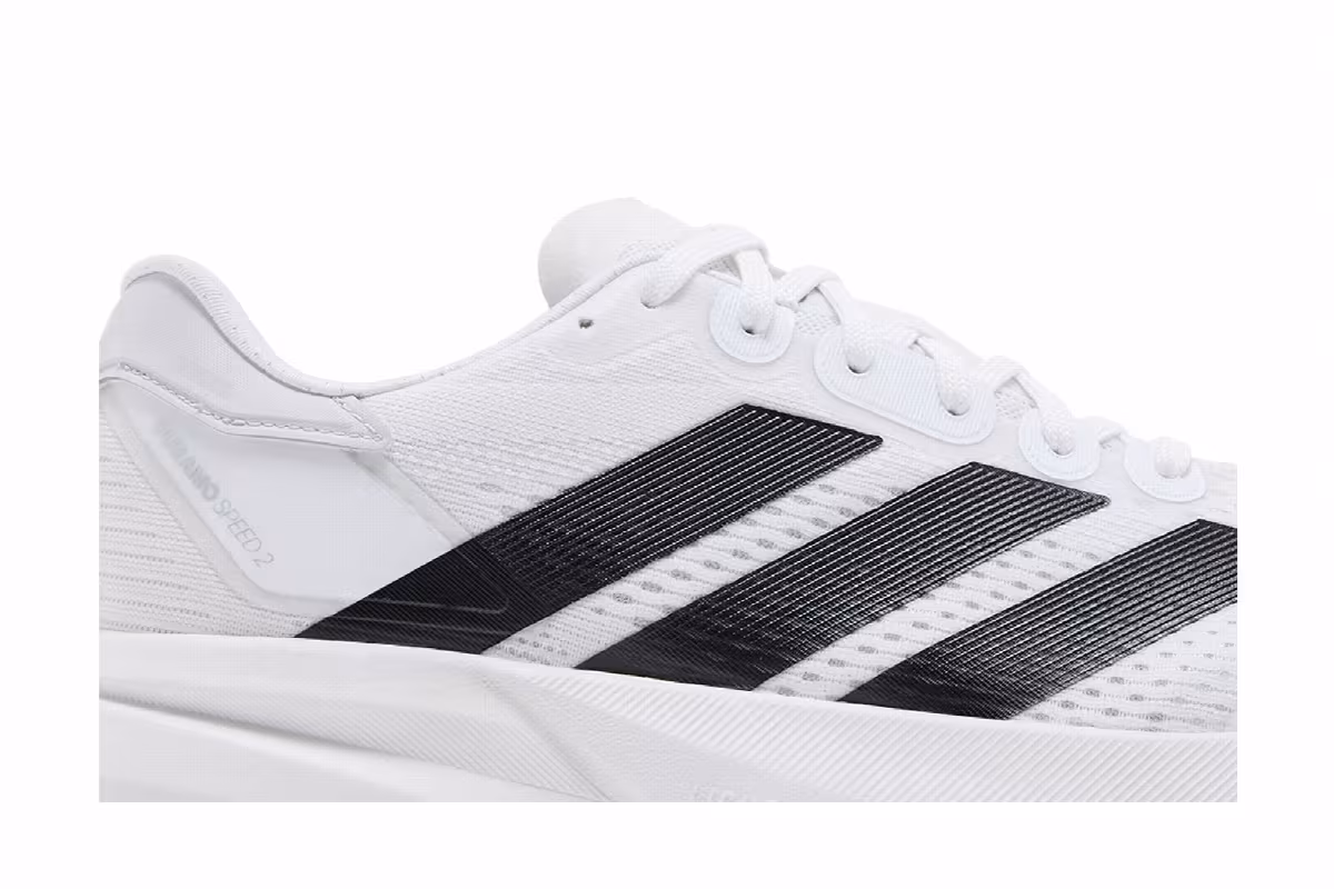 adidas Duramo Speed 2 White Black Halo Silver, view 3