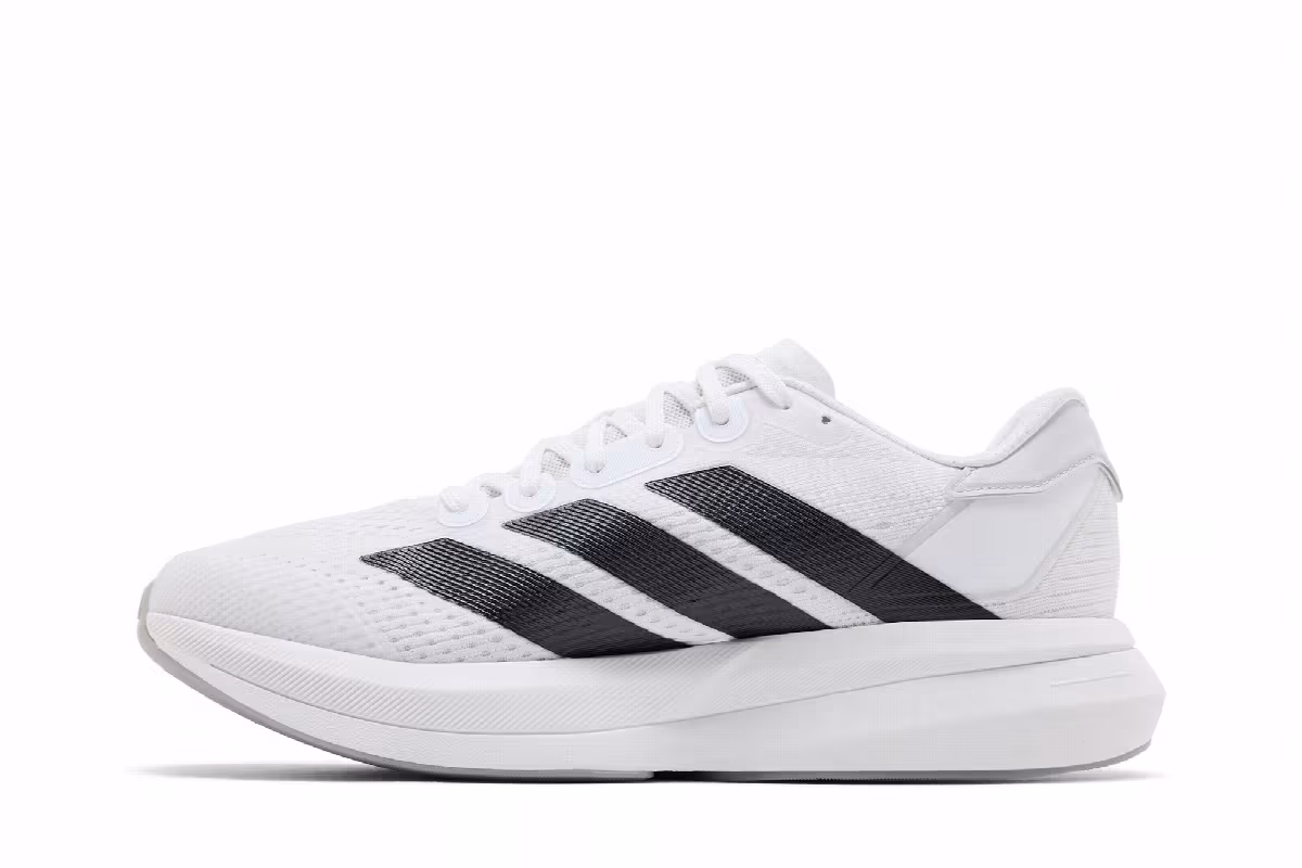 adidas Duramo Speed 2 White Black Halo Silver, view 4