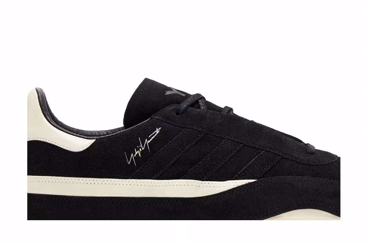 adidas Y-3 Gazelle Black Alumina, view 3