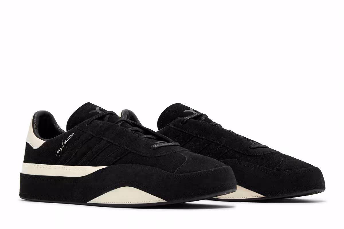 adidas Y-3 Gazelle Black Alumina, view 9