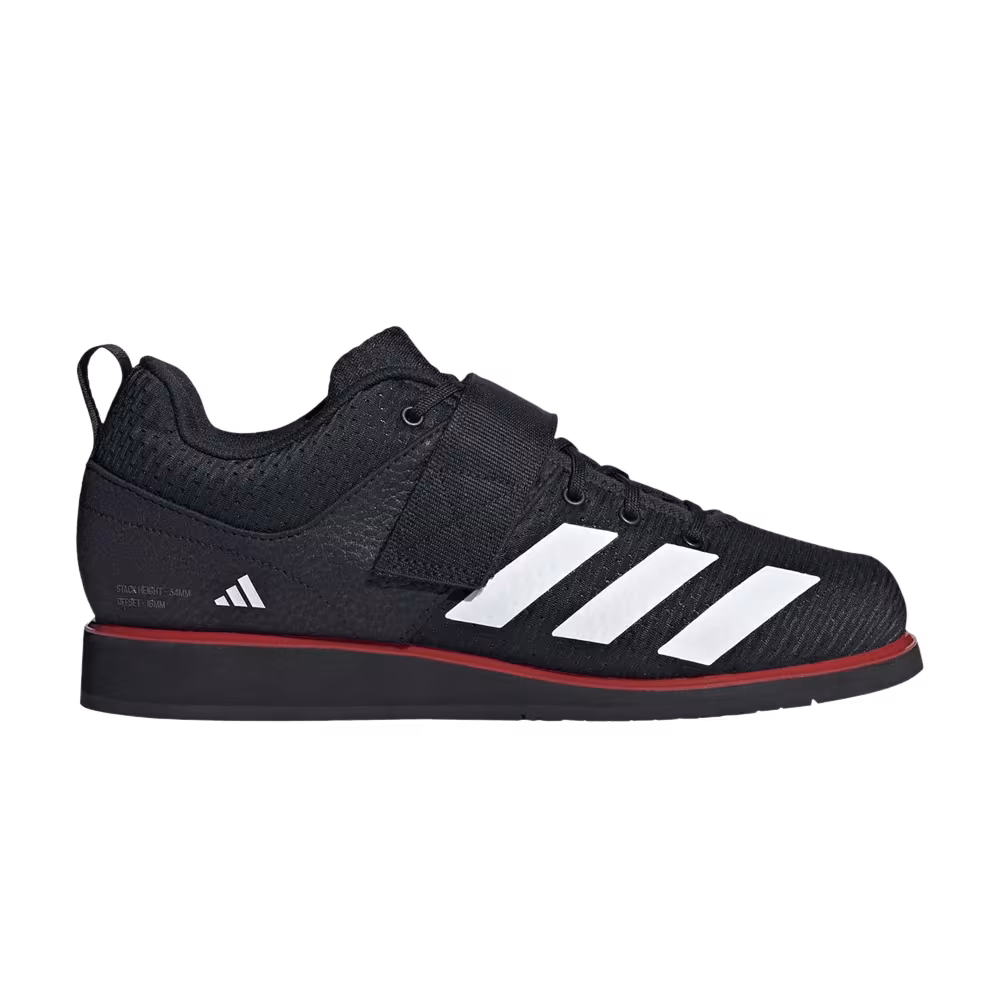 Adidas Powerlift 5 Black White Pure Ruby
