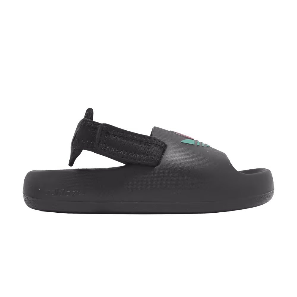 Adidas adiFOM Adilette Slide C Black Scarlet Green