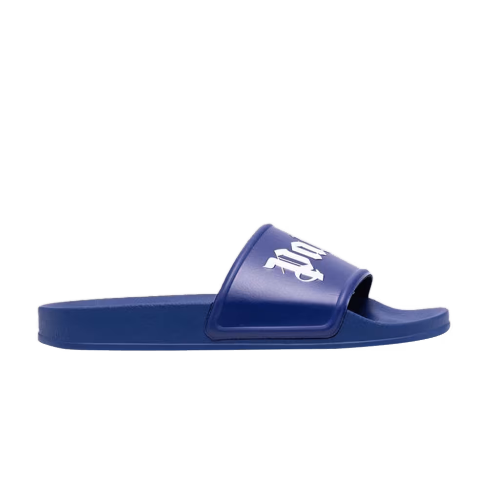 Palm Angels Pool Slider Blue