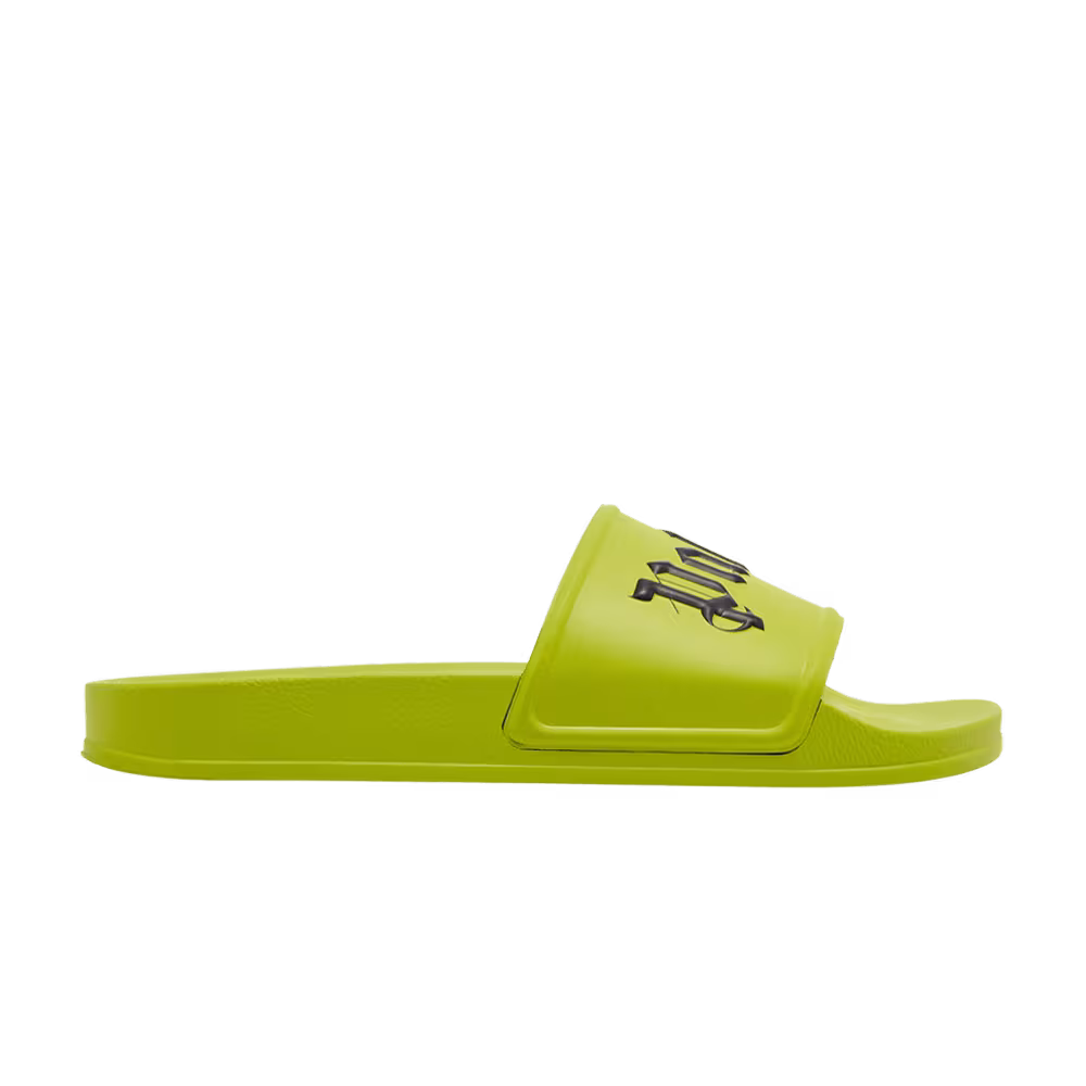 Palm Angels Pool Slider Light Green