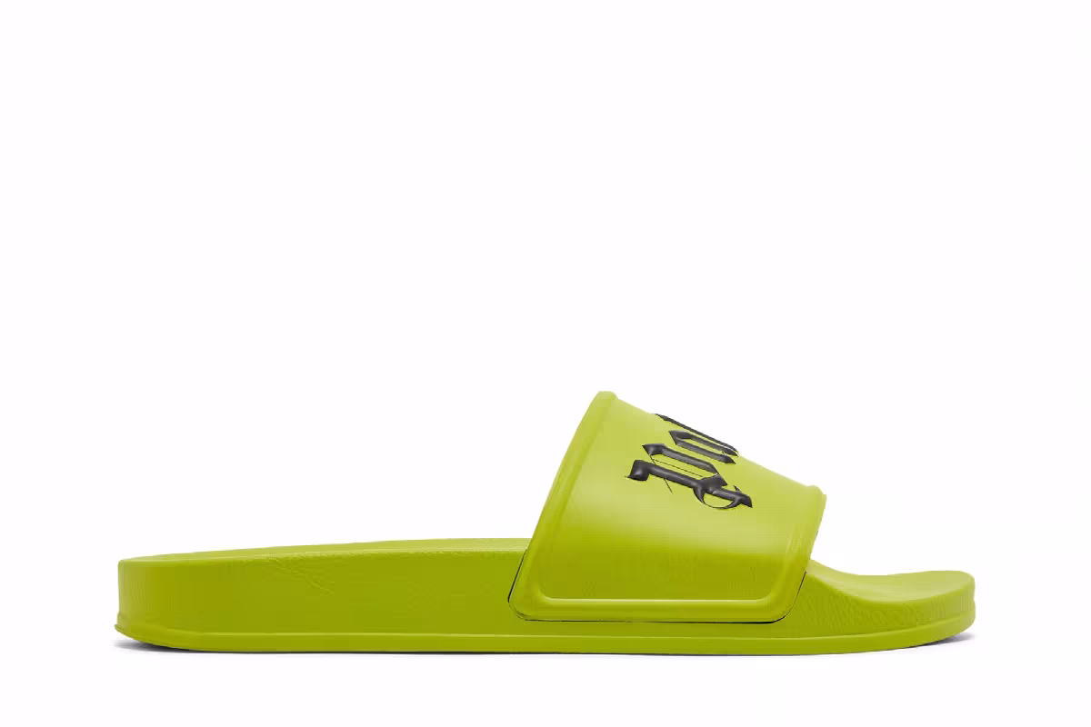 Palm Angels Pool Slider Light Green, view 2