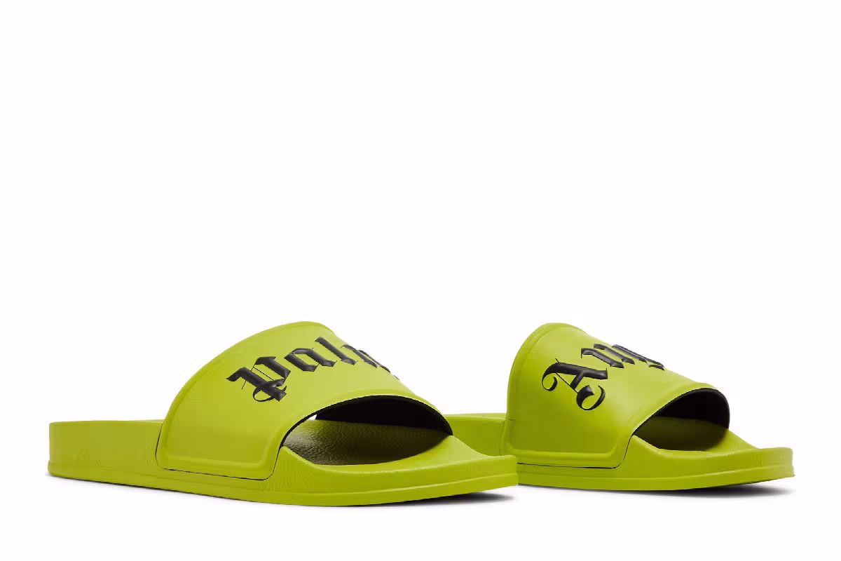 Palm Angels Pool Slider Light Green, view 9