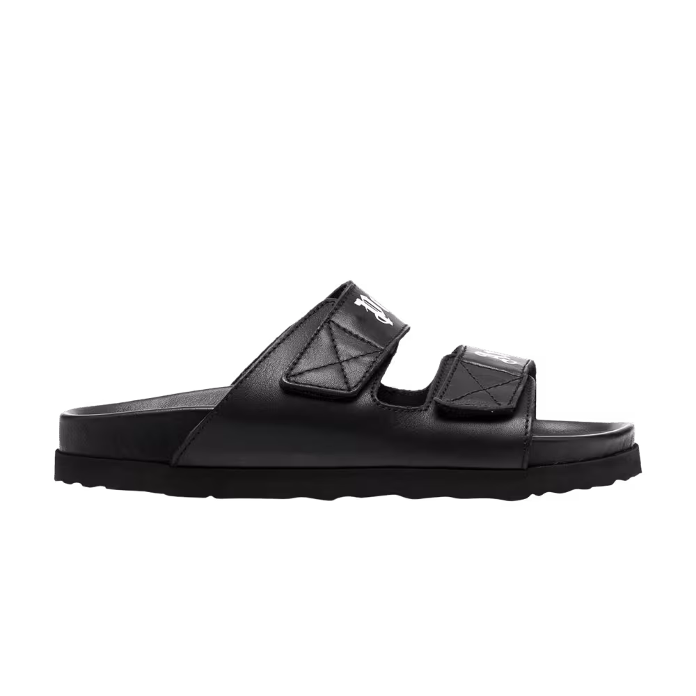 Palm Angels Women's Logo Print Sandal Black