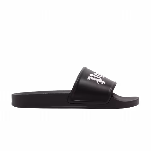 Palm Angels Wmns Pool Slider 'Black White'
