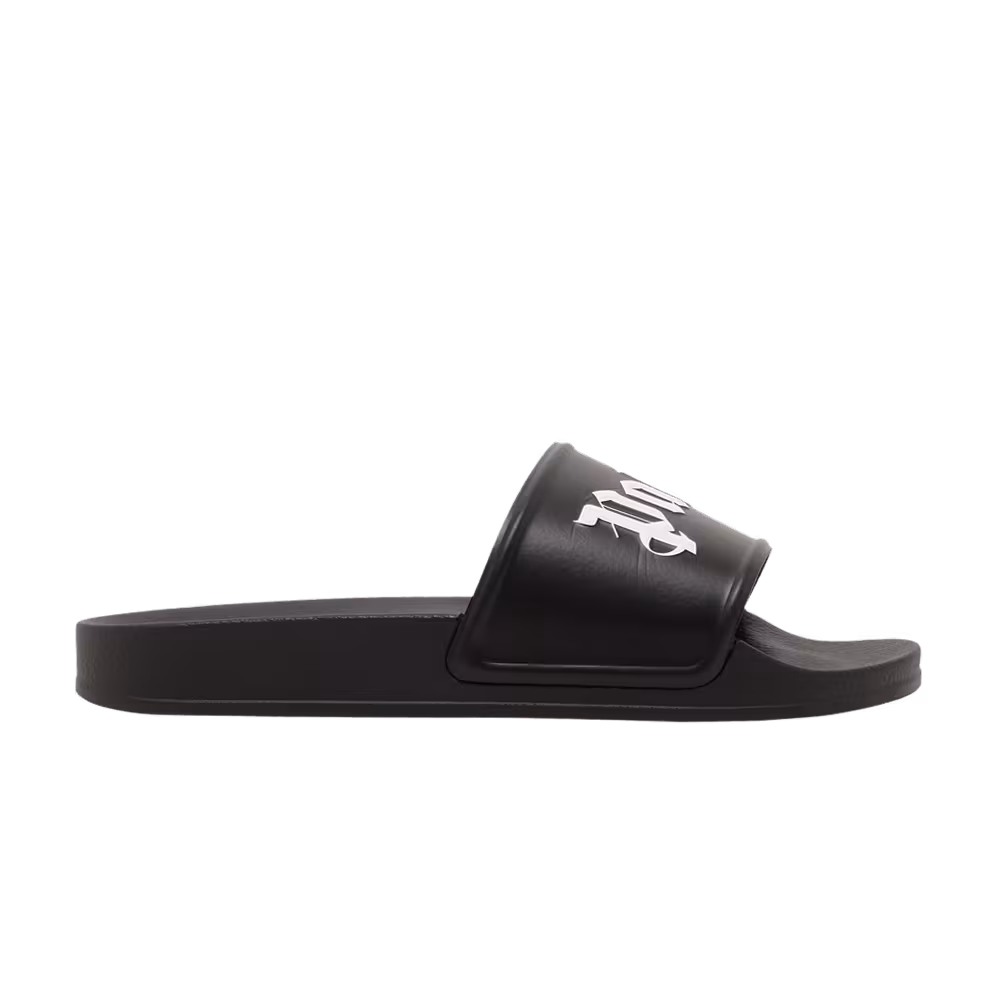 Palm Angels Women's Pool Slider Black White