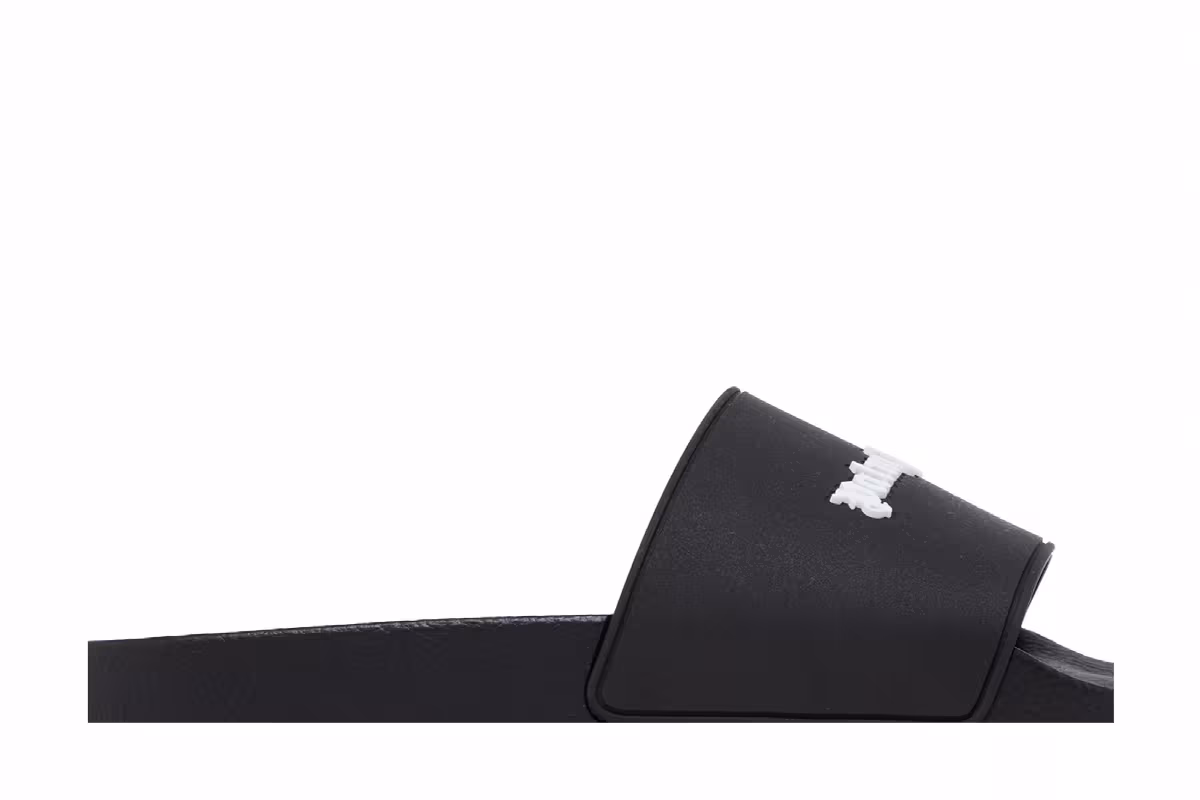 Palm Angels Pool Slider Essential Logo - Black, view 3