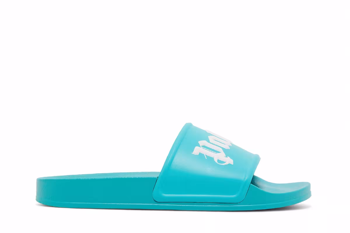 Palm Angels Pool Slider Light Blue, view 2