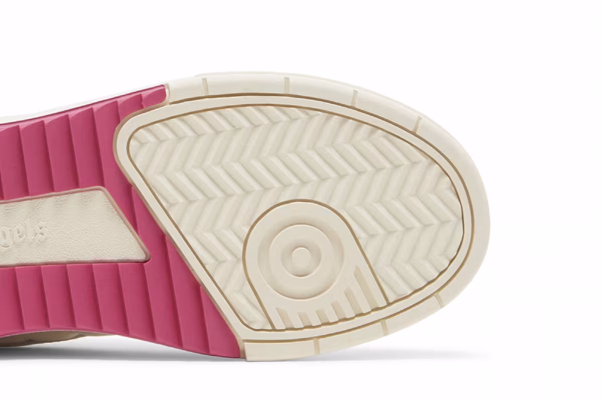 Palm Angels Women's Palm University Low White Fuchsia, view 6
