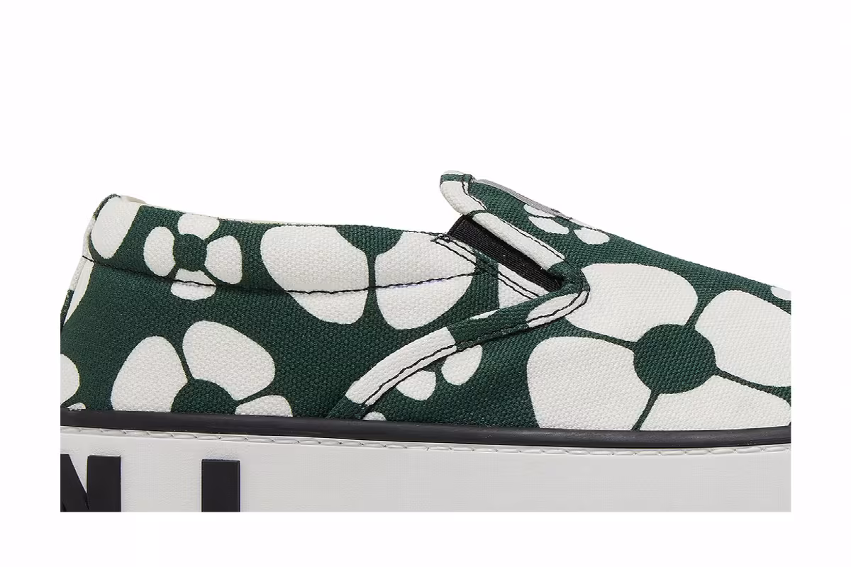 Carhartt WIP x Marni Paw Sneaker Forest Green Floral, view 3