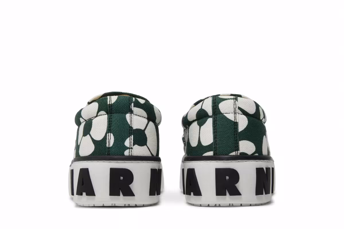 Carhartt WIP x Marni Paw Sneaker Forest Green Floral, view 7