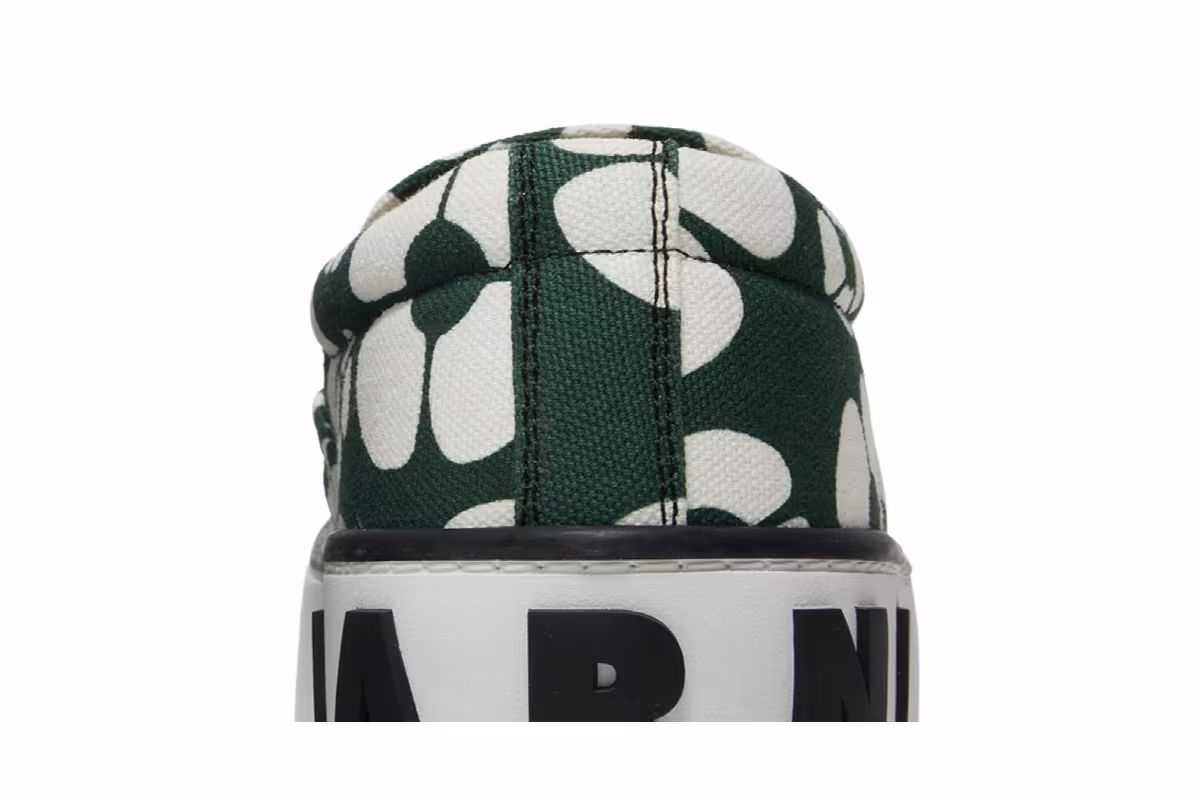 Carhartt WIP x Marni Paw Sneaker Forest Green Floral, view 8