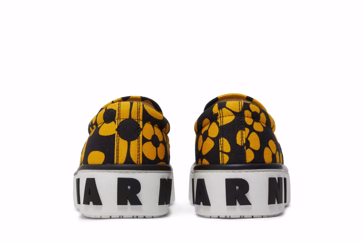 Carhartt WIP x Marni Women's Paw Sneaker Black Sun Floral, view 7
