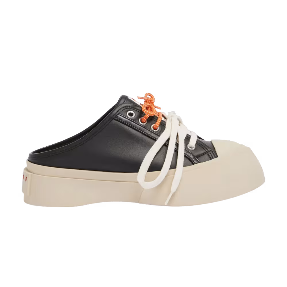 Marni Women's Backless Lace-Up Sneaker Black