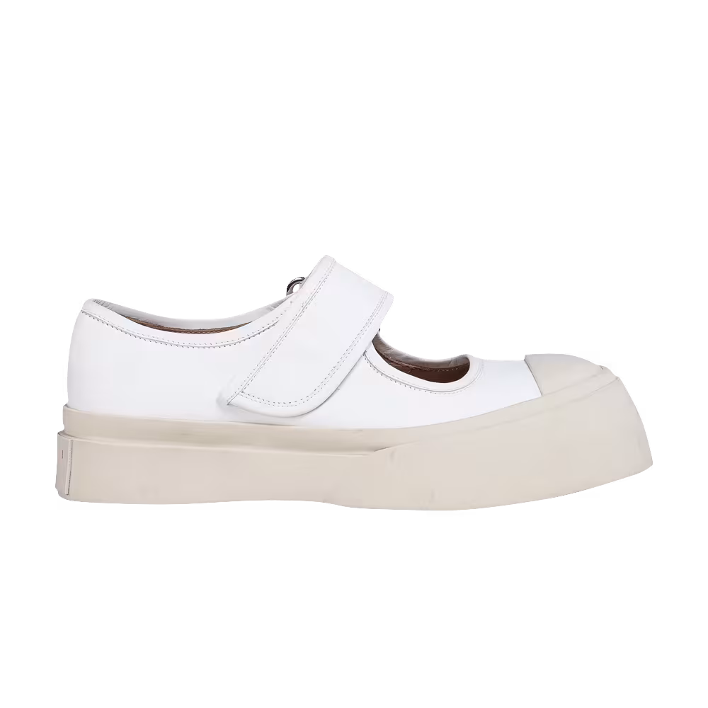 Marni Women's Mary Jane Sneaker Lilywhite