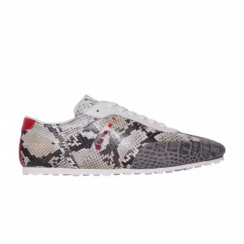 Marni Printed Python Sneaker 'Grey'