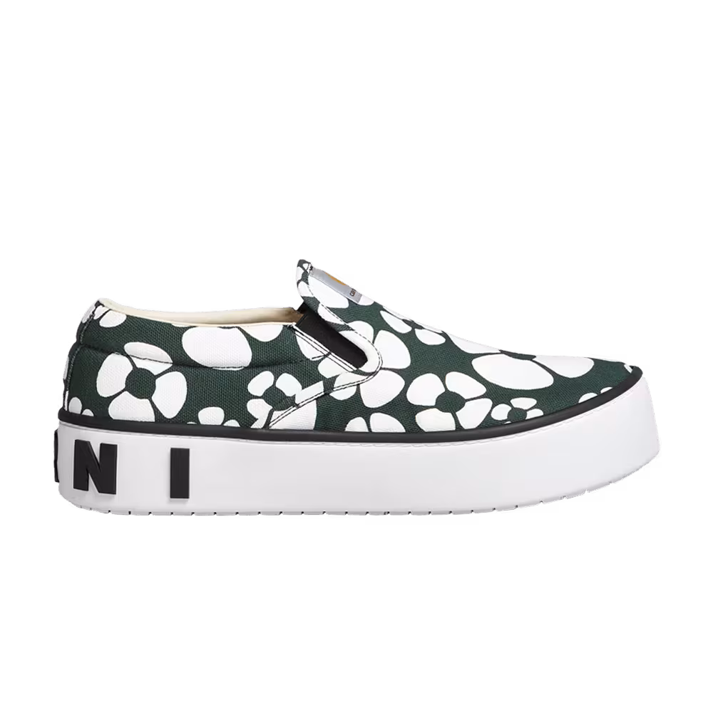 Carhartt WIP x Marni Women's Paw Sneaker Forest Green Floral