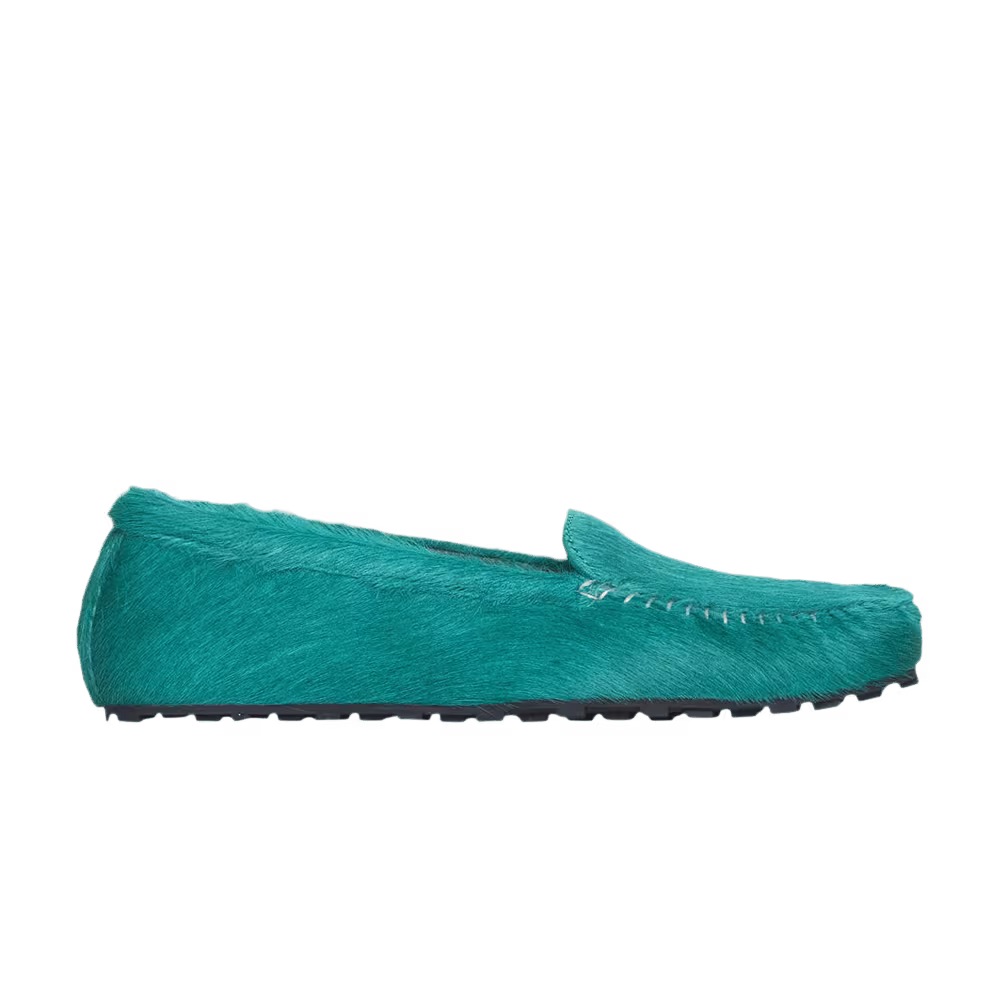 Marni Moccasin Sea Green Calf Hair