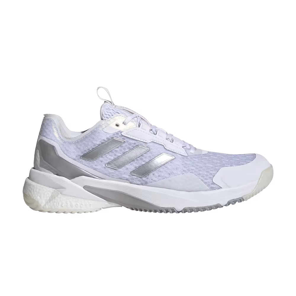 Adidas Women's Crazyflight 5 Indoor White Silver Metallic
