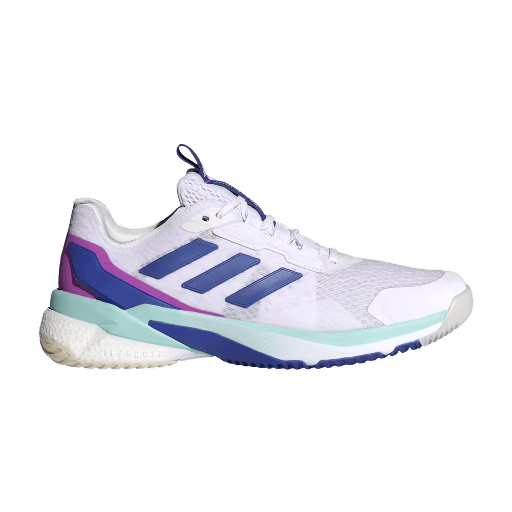 Adidas Women's Crazyflight 5 Indoor White Lucid Blue Aqua