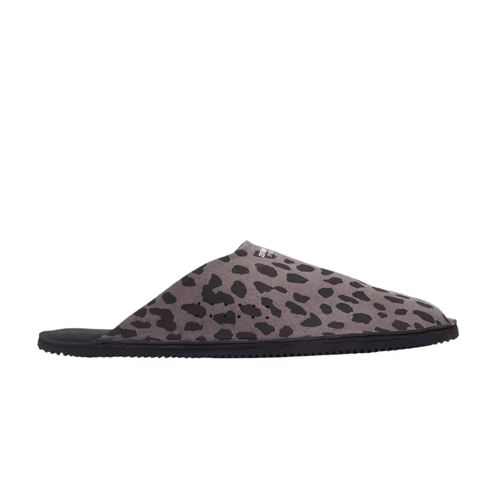 Suicoke Wacko Maria x Mule Sandal Grey Cheetah