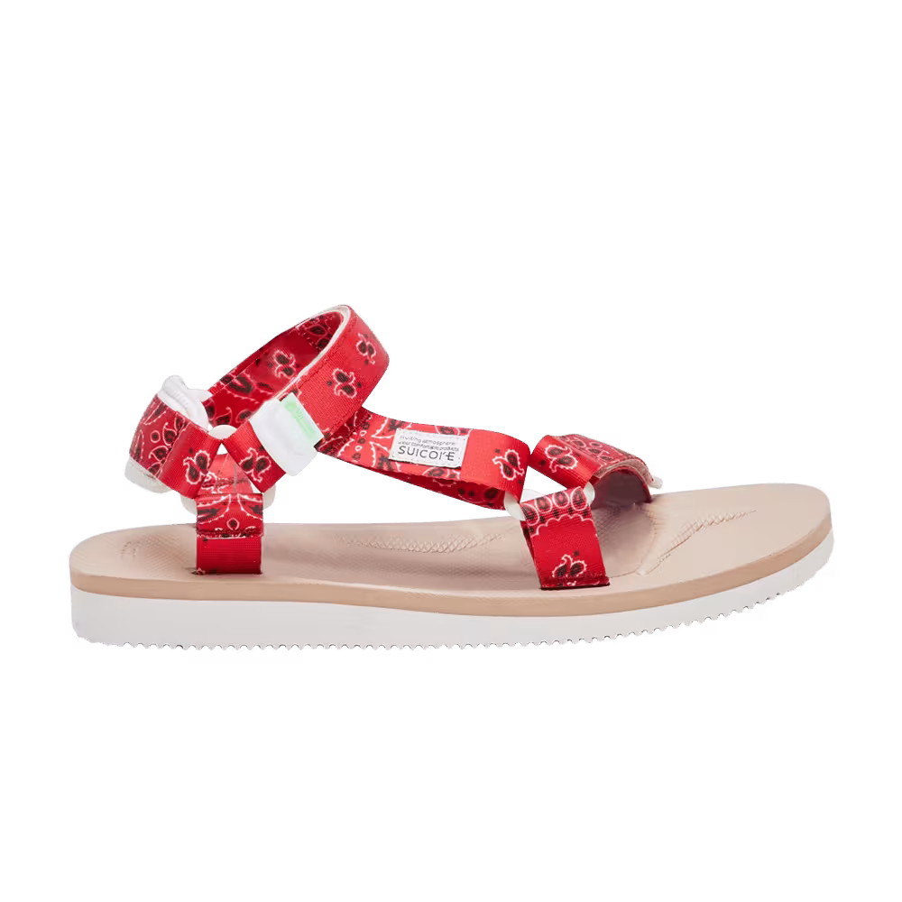 Suicoke DEPA-CAB Paisley - Red Beige