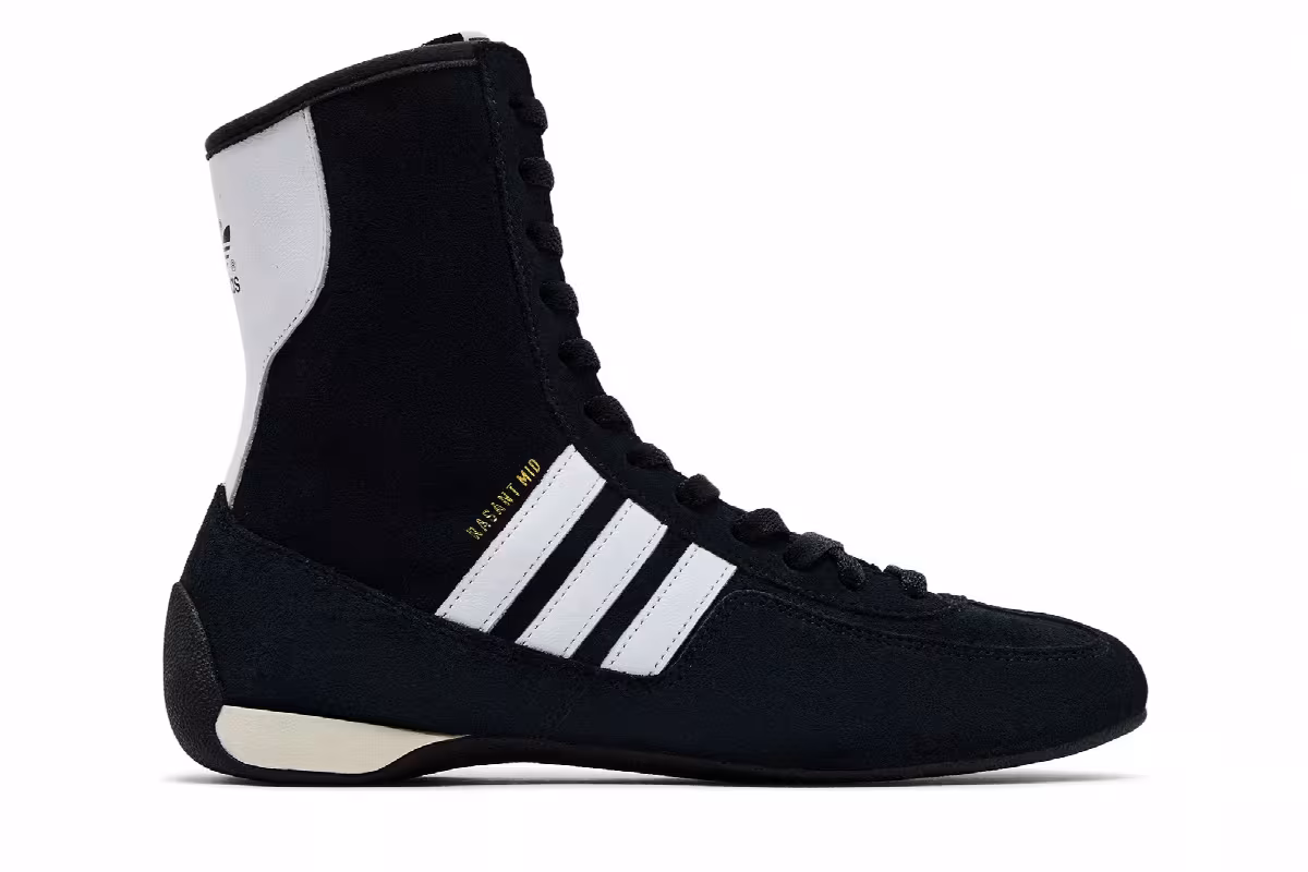 adidas Women's Rasant Mid Black White, view 2