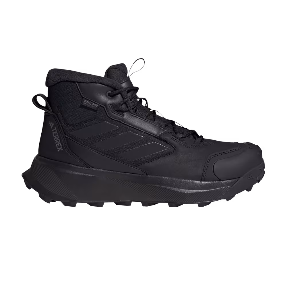 Adidas Terrex Winter Leather Mid Rain.RDY Cold.RDY Black Grey