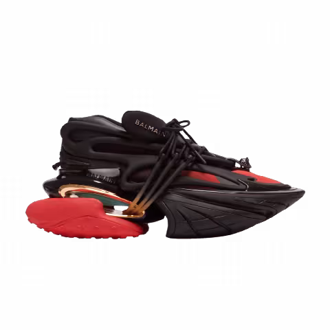 Balmain Unicorn Low 'Black Red'