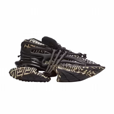 Balmain Unicorn Low 'Ivory Black Monogram'