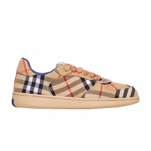 Balmain Burberry Check Terrace Sneaker 'Sand'