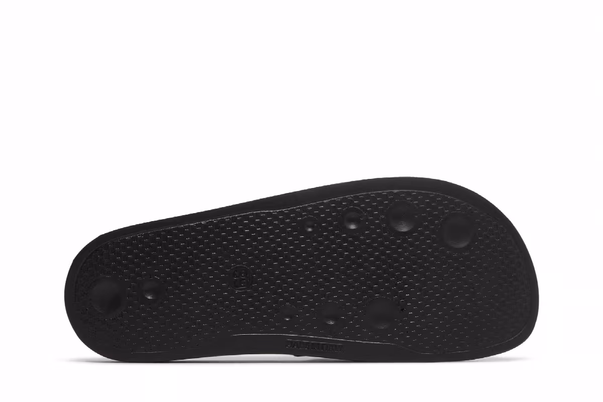 Balmain Women's Calypso Sandal Embossed Monogram - Black, view 5
