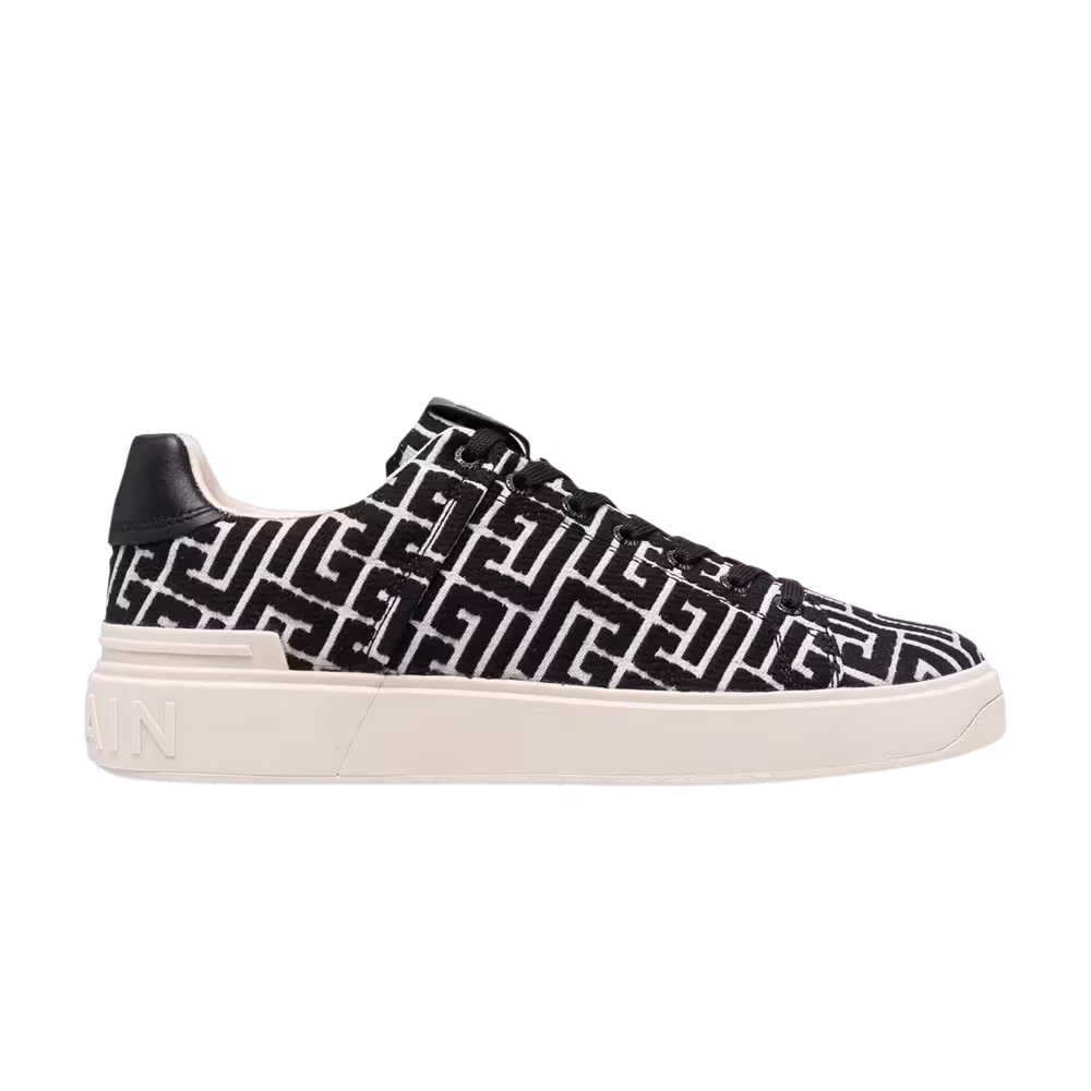 Balmain B-Court Black Monogram