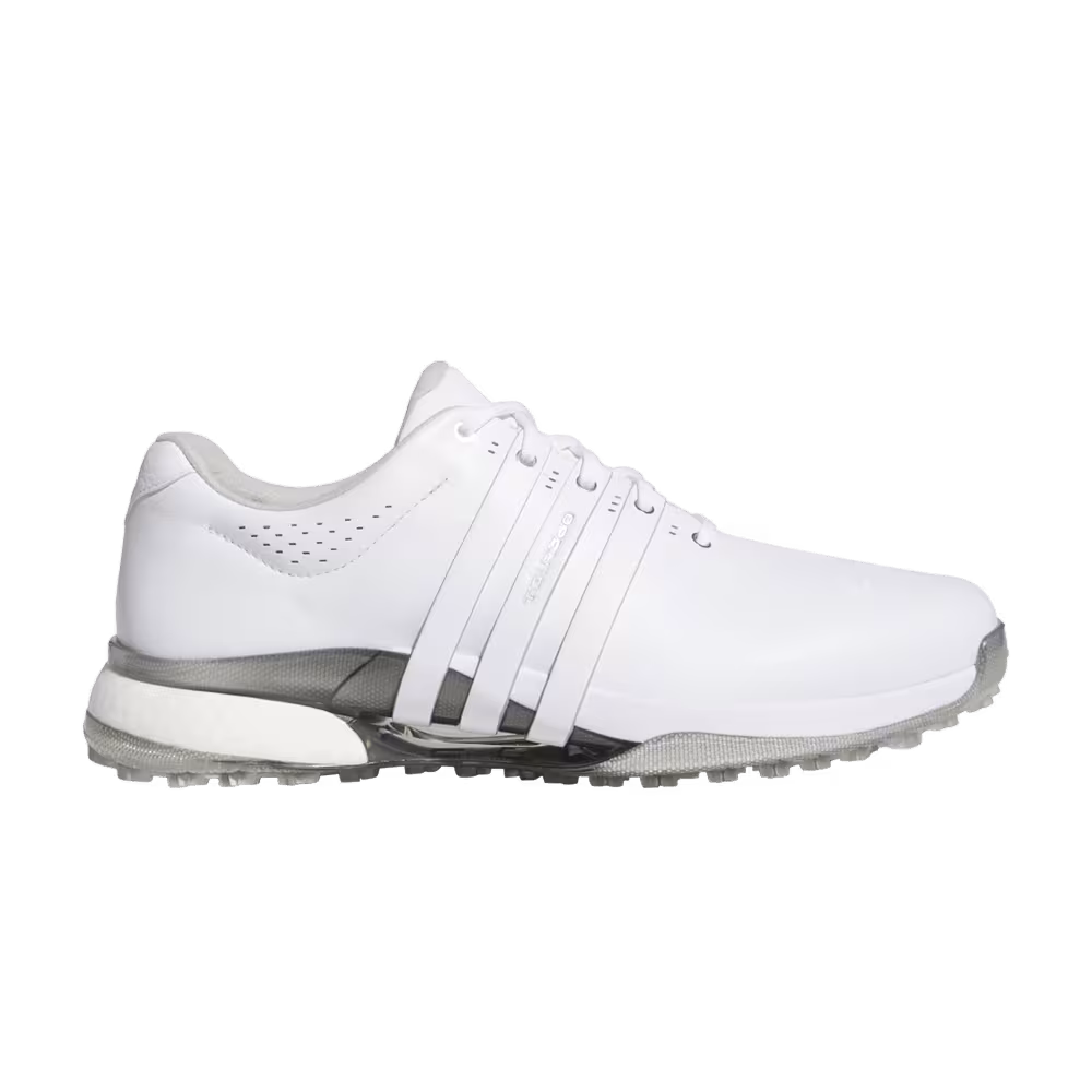 Adidas Tour 360 25 Spikeless Golf White Silver Metallic