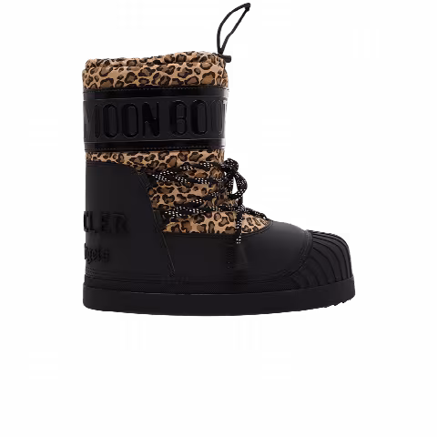 Palm Angels x Moncler Wmns Shedir Snow Boot 'Black Leopard'