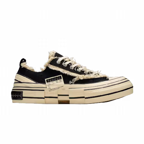 xVESSEL x Yohji Yamamoto Wmns Patchwork Platform Low 'Black White'
