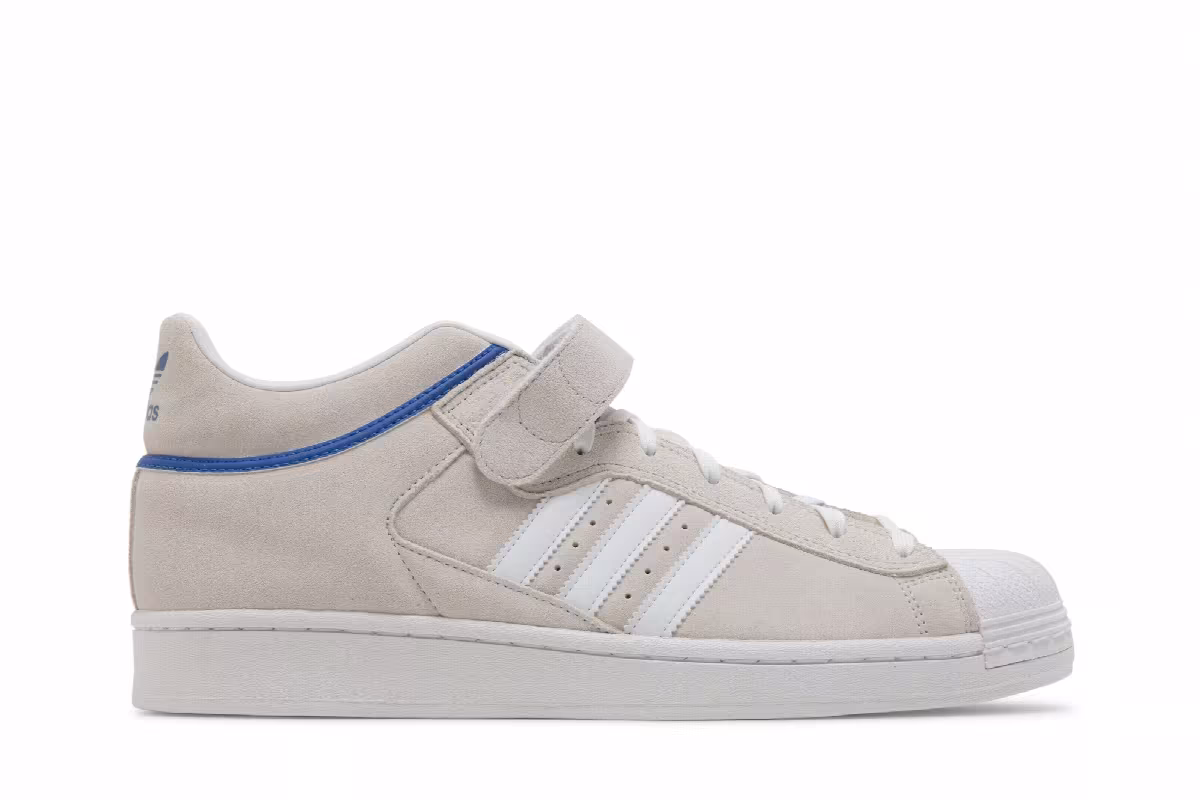 Adidas Pro Shell ADV Crystal White Royal Blue, view 2