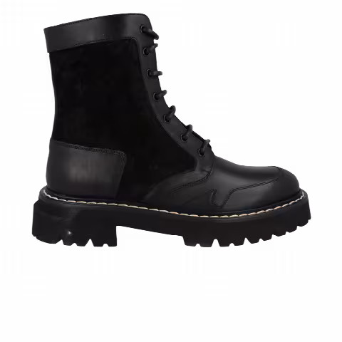 Ferragamo Luri Combat Boot 'Black'