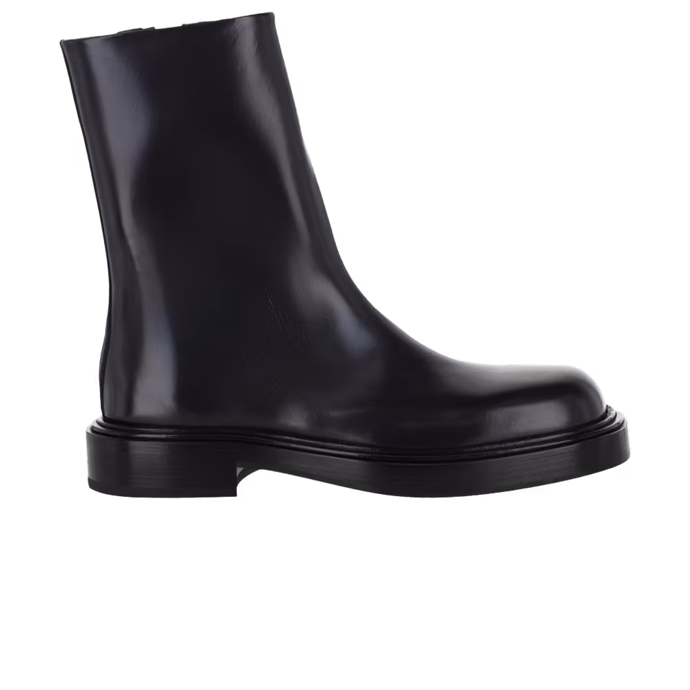 Ferragamo Formia Ankle Boot Wide Blue