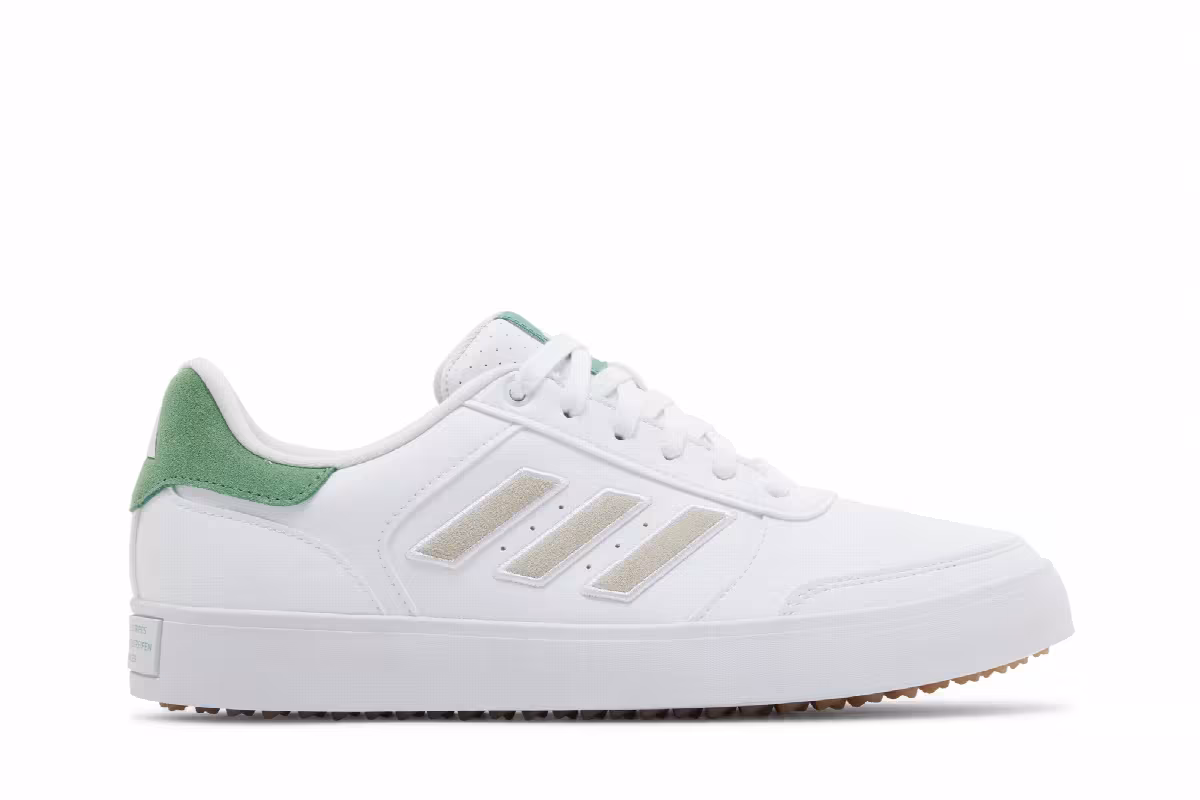 Adidas Retrocross 24 Spikeless Golf White Preloved Green, view 2