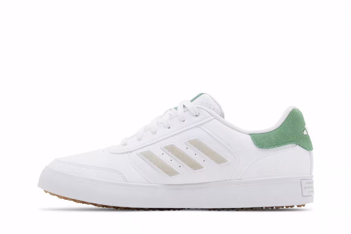 Adidas Retrocross 24 Spikeless Golf White Preloved Green, view 4