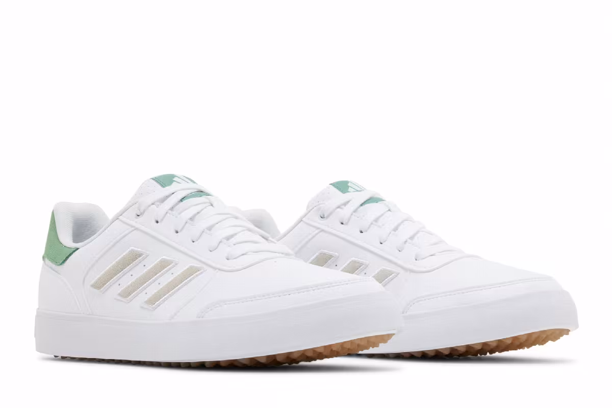 Adidas Retrocross 24 Spikeless Golf White Preloved Green, view 9