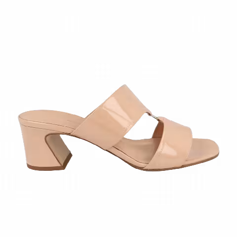 Ferragamo Wmns Tot Patent Leather Sandal 'Bone'