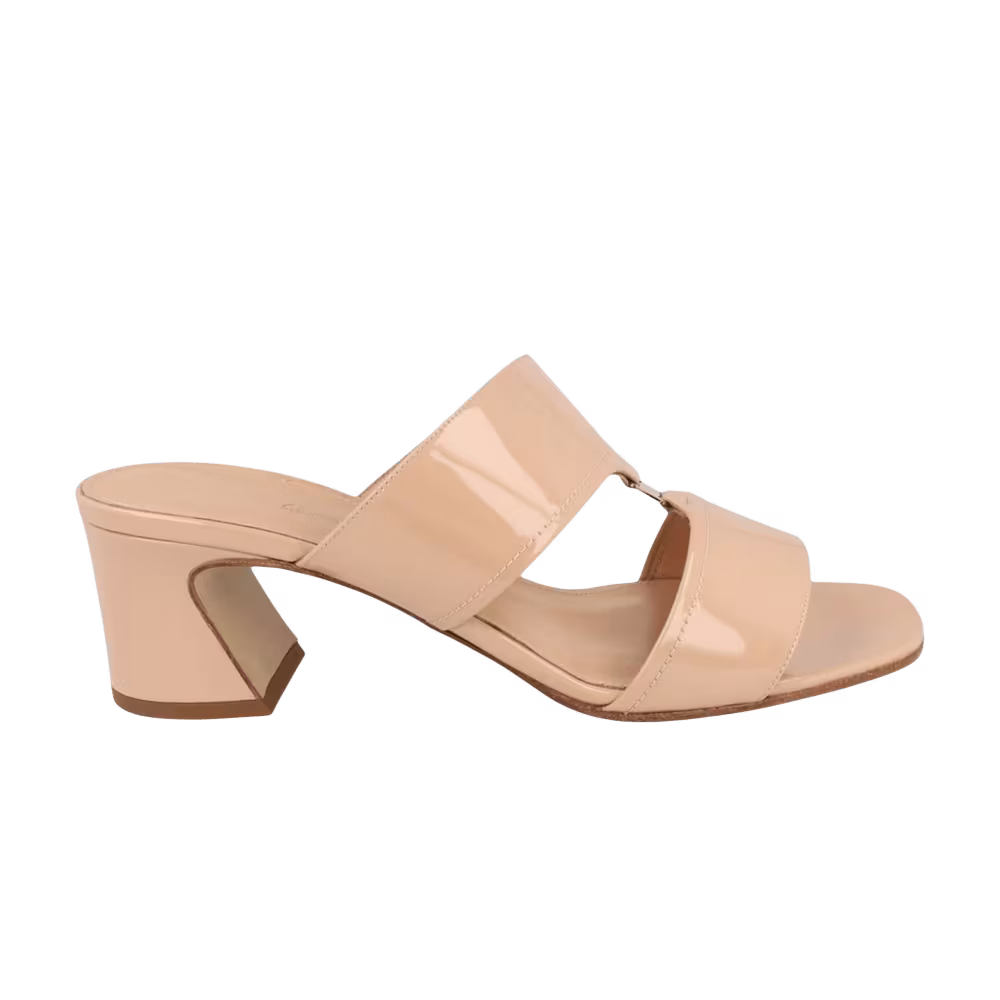 Ferragamo Women's Tot Patent Leather Sandal Bone